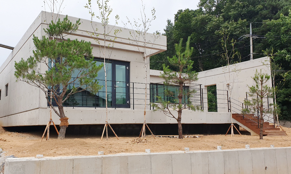 횡성 마산리 주택(노출콘크리트) �����